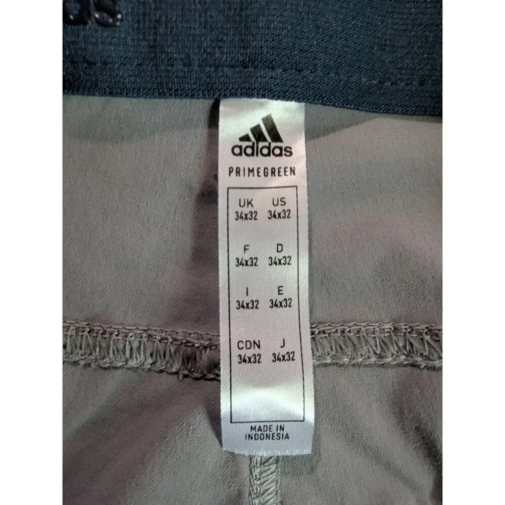 Adidas Golf Go To 5 Pocket Pant Tapered Fit Pants Gray Size 34 x 32